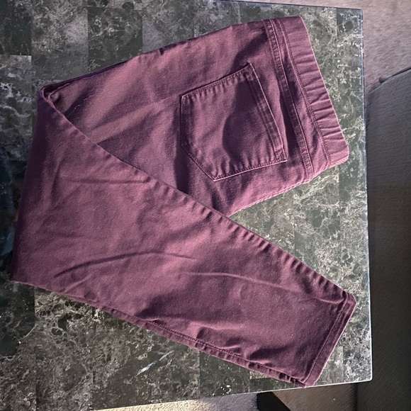 St. John's Bay Denim - St John’s bay jeggings pants size 14 maroon skinny leg